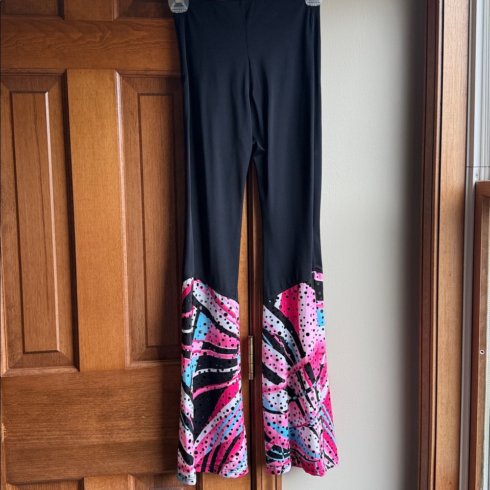 Girls Pink and Black 2 piece dance dress up - Picture 2 of 12